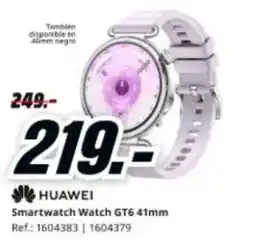 MediaMarkt HUAWEI Smartwatch Watch GT6 41mm oferta