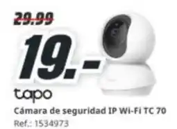 MediaMarkt TAPO Cámara de seguridad IP Wi-Fi TC 70 oferta