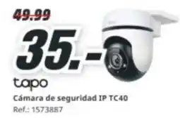 MediaMarkt TAPO Cámara de seguridad IP TC40 oferta
