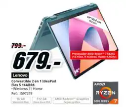 MediaMarkt LENOVO Convertible 2 en 1 IdeaPad Flex 5 14ABR8 oferta