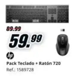MediaMarkt HP Pack Teclado + Ratón 720 oferta