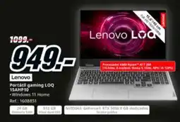 MediaMarkt LENOVO Portátil gaming LOQ 15AHP10 oferta
