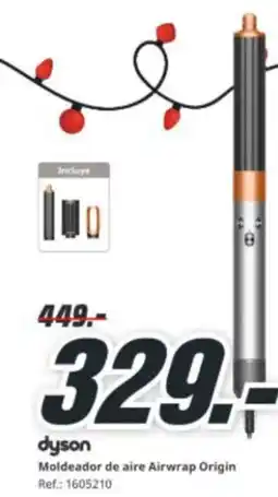 MediaMarkt DYSON Moldeador de aire Airwrap Origin oferta
