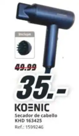 MediaMarkt KOENIC Secador de cabello oferta
