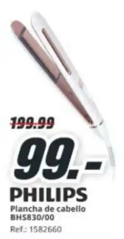 MediaMarkt PHILIPS Plancha de cabello BHS830/00 oferta