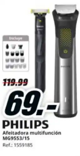 MediaMarkt PHILIPS Afeitadora multifunción MG9553/15 oferta