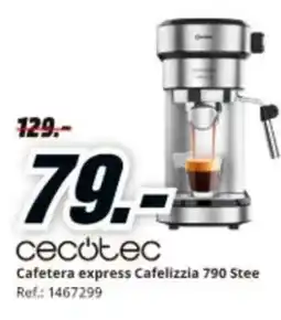 MediaMarkt CECOTEC Cafetera express Cafelizzia 790 Stee oferta