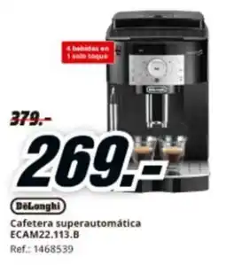 MediaMarkt DELONGHI Cafetera superautomática ECAM22.113.B oferta