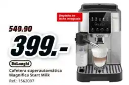 MediaMarkt DELONGHI Cafetera superautomática Magnifica Start Milk oferta