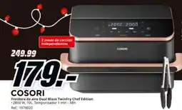 MediaMarkt COSORI Freidora de aire Dual Blaze TwinFry Chef Edition oferta