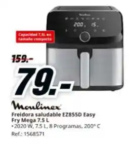 MediaMarkt MOULINEX Freidora saludable EZ855D Easy Fry Mega oferta
