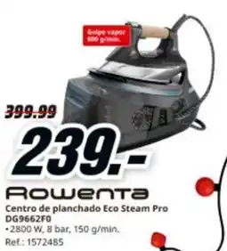 MediaMarkt ROWENTA Centro de planchado Eco Steam Pro DG9662F0 oferta