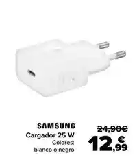 Carrefour Samsung - cargador 25 w oferta