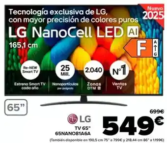 Lg - tv 65 65nano81a6a