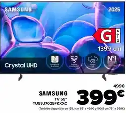 Carrefour Samsung - tv 55 tu55u7025fkxxc oferta