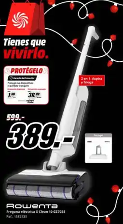 MediaMarkt ROWENTA Fregona eléctrica X Clean 10 GZ7035 oferta