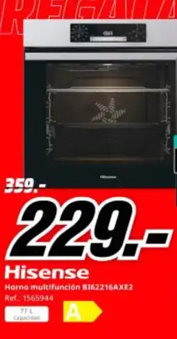MediaMarkt HISENSE Horno multifunción B162216AXE2 oferta