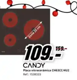 MediaMarkt CANDY Placa vitrocerámica CH63CC/4U2 oferta