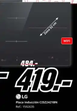 MediaMarkt LG Placa inducción CI5Z2421BN oferta
