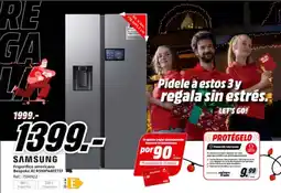 MediaMarkt SAMSUNG Frigorifico americano Bespoke AI RS90F64EETEF oferta