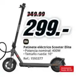 MediaMarkt XIAOMI Patinete eléctrico Scooter Elite oferta
