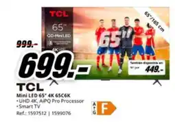 MediaMarkt TCL Mini LED 65" 4K 65C6K oferta