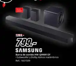 MediaMarkt SAMSUNG Barra de sonido HW-Q990F/ZF oferta