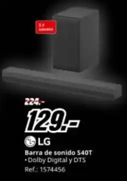 MediaMarkt LG Barra de sonido S40T oferta