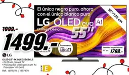 MediaMarkt LG OLED 55" 4K OLED55G56LS oferta
