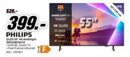 MediaMarkt PHILIPS QLED 55" 4K Ambilight 55PUS8510/12 oferta