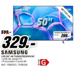 MediaMarkt SAMSUNG LED 50" 4K TU50U7025FKXXC oferta
