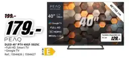 MediaMarkt PEAQ DLED 40" PTV 40GF-5025C oferta