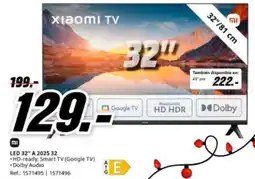 MediaMarkt XIAOMI LED 32" A 2025 32 oferta