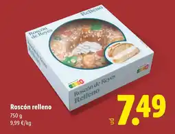 Lidl Roscón relleno oferta