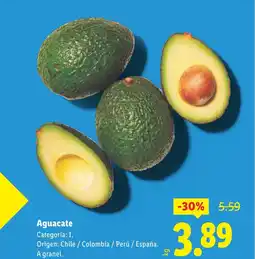 Lidl Aguacate oferta