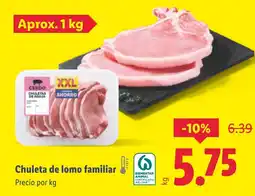 Lidl Chuleta de lomo familiar oferta