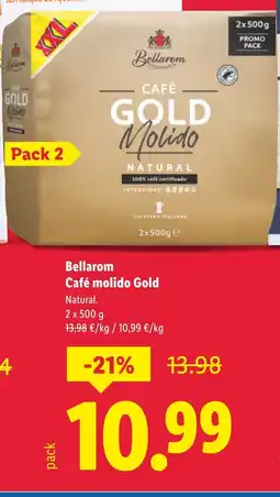Lidl BELLAROM Café molido Gold oferta