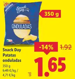 Lidl SNACK DAY Patatas onduladas oferta