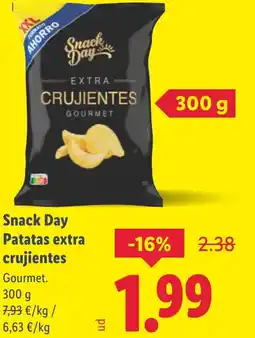 Lidl SNACK DAY Patatas extra crujientes oferta