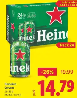 Lidl HEINEKEN Cerveza oferta