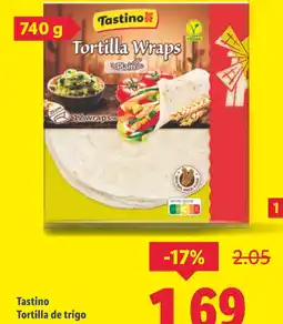 Lidl TASTINO Tortilla Wraps oferta