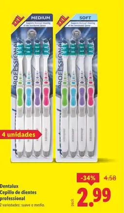 Lidl DENTALUX Cepillo de dientes professional oferta