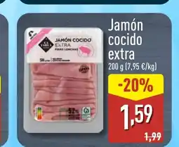 ALDI Jamón cocido extra oferta
