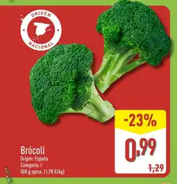 ALDI Brócoli oferta