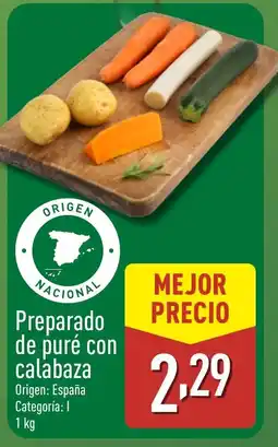 ALDI Preparado de puré con calabaza oferta
