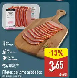 ALDI Filetes de lomo adobados oferta