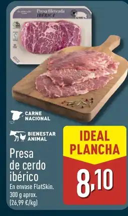 ALDI Presa de cerdo ibérico oferta