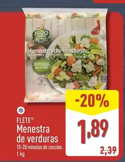 ALDI FLETE Menestra de verduras oferta