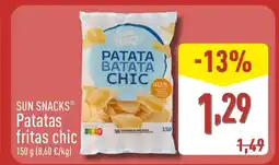ALDI SUN SNACKS Patatas fritas PATATA BATATA CHIC oferta