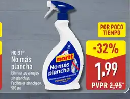 ALDI NORIT No más plancha oferta